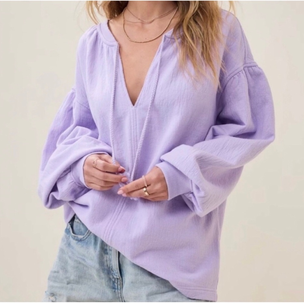 Aerie - Easy Street V-Neck Sweatshirt